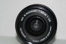 **中古良品　Minolta MD　W. ROKKOR 　28mm/F 2.8　レンズ*_画像3