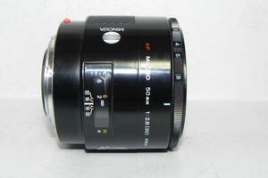 **中古品　Minolta AF 50mm/f 2.8 Macro レンズ(旧タイプ)*