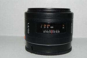 **中古良品　Sony AF 50mm/f 1.4 レンズ*