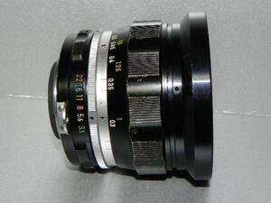 Nikon Nikkor-UD Auto 20mm F3.5　レンズ(中古品)