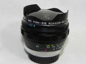 中古良品　Minolta MC 16mm/f 2.8 フィッシュアイ　レンズ