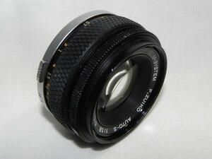 OLYMPUS OM-SYSTEM F.ZUIKO AUTO-s 50mm/f1.8 レンズ (中古品)