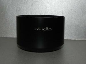 minolta mc 135mm/3.5 レンズ用フード(55mm用　純正中古品)
