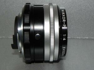 **中古良品　Nikon 　Nikor-p 105mm/f 4 レンス゛(Bellows用)*