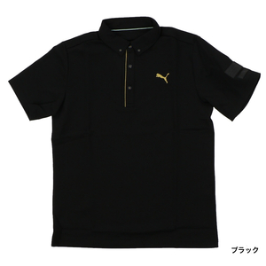 送料無料◆新品◆プーマ PUMA GOLF ビッグロゴ 半袖ポロシャツ◆(L)◆930009-01