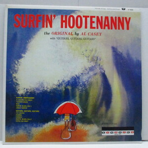 AL CASEY-Surfin' Hootenanny (US '96 Re Green Vinyl Stereo LP