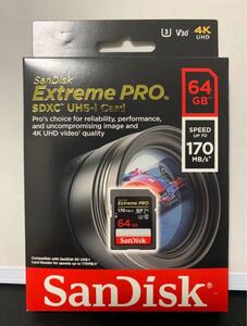 新品・未使用 SanDisk Extreme Pro 64GB サンディスク