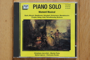 PIANO SOLO Moment Musical ピアノソロ CD ドイツ盤 バッハ モーツァルト ベートーヴェン シューベルト