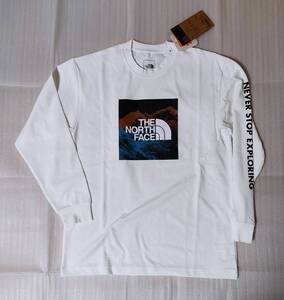 ★新品 ノースフェイス THE NORTH FACE ロングスリーブ S デジタルロゴ 長袖Tシャツ NT82137 静電ケア 即乾★