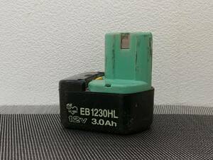 ＊【ジャンク】日立工機 HITACHI ニッケル水素バッテリー 蓄電池 EB1230HL 動作未確認 バッテリー HIKOKI
