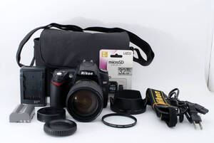 ◆美品◆Nikon ニコン D90 + AF-S 18-70mm 1:3.5-4.5G ED レンズキット 32GBメモリ バッグ付き 即決送料無料