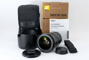 Nikon ニコン AF-S NIKKOR 24-70mm f/2.8G ED 大口径標準ズームレンズ 元箱付き 6ヶ月動作保証 即決送料無料