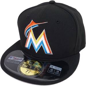 New Era ニューエラ MLB Miami Marlins マイアミ マーリンズ ベースボールキャップ 7 1/8 56.8cm [並行輸入品]