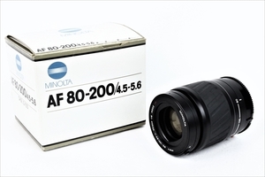 MINOLTA ミノルタ レンズ AF80-200mm F4.5-5.6 ケース 動作確認済 L3333sbz