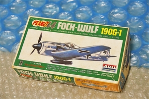 プラモデル アリイ ARII PEAMUT144 1/144 FOCK-WULF 190G-1 フォッケウルフ 飛行機 未組み立て 古い 昔のプラモ ビンテージ