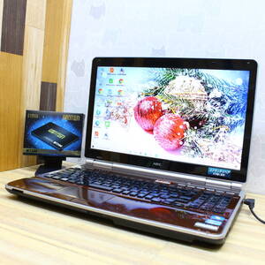 ★超美品★新品SSD512GB!最上級i7!4コア8スレ!メモリ8GB!Blu-ray!名門Yamaha!無線 LL750E 最新Win10 リカバリ Office2019★P34815