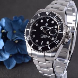 メンズ腕時計 ダイバー サブ 腕時計 メンズ ベゼル 高級 ブラックダイヤル ROLEX ロレックス サブマリーナ オマージュ