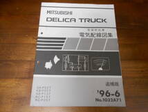 C4085 / DELICA TRUCK デリカトラック P02T P05T P13T P15T P25T 整備解説書 電気配線図集 追補版 '96-6_画像1