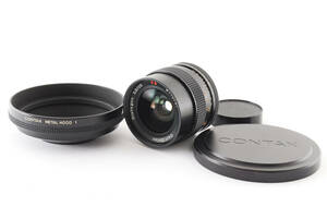 1円～【整備済み極上品】 CONTAX　コンタックス Distagon 25mm F2.8 ディスタゴン　単焦点レンズ　メタルフード付カメラ　同梱可能　#6032