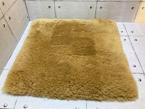  domestic production mouton cushion 40×40cm light brown ITLC35-T233 https://iwai-mouton.jp/moutoncushion-shearlingcushionitlc35-t233/