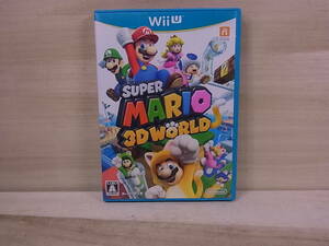 ^C/026* nintendo Nintendo* super Mario 3D world *SUPER MAIO 3D WORLD*WiiU для soft * б/у товар 