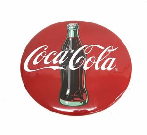 コカコーラ サインボタン ボタン看板 全長約40㎝ 看板 丸看板 壁掛け アメリカン雑貨 昭和レトロ ビンテージ 0118①