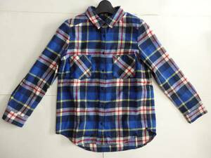 167* prompt decision *URBAN RESEARCH* lady's * check pattern long sleeve shirt * size :S[ several buy . profit! discount equipped!]