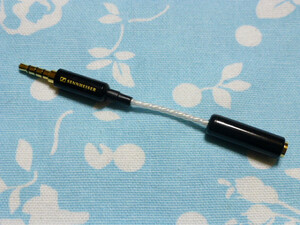 2.5mm4 ultimate ( female ) - 3.5mm4 ultimate ZX2 conversion cable high quality o-g line little length .