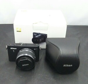 【ジャンク品】Nikon (ニコン) ミラーレス一眼カメラ Nikon 1 J3 レンズ：1 NIKKOR VR 10-30mm f/3.5-5.6 (管理番号：059109)