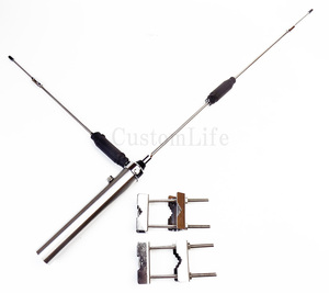 CL3036 made in Japan super shortening fixation antenna stainless steel finishing MC-AP-27GP mono band MC-AP stainless steel 1/4λ 27-28MHz height performance domestic production antenna 