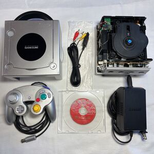 【電池交換済み】GC ゲームキューブ スーパーモンキーボール2 付き メンテ清掃済み 管理752