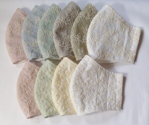 266 立体インナー10枚 ハンドメイド 裏…高島ちぢみ