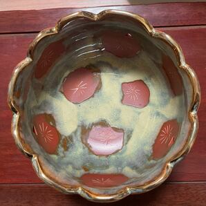口金天目菊菓子鉢