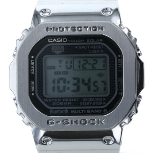 カシオ CASIO G-SHOCK GMW-B5000 ソーラー デジタル 文字盤 シルバー デジタル式 メンズ 腕時計 【xx】【中古】