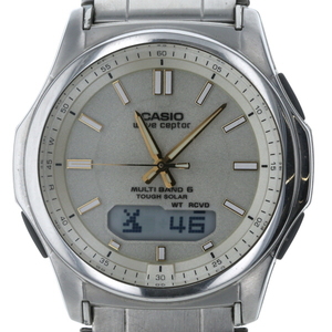 カシオ CASIO ウェーブセプター タフソーター WVA-M630 ソーラー シャンパン 文字盤： 3針式 メンズ 腕時計 【xx】【中古】