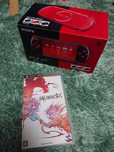 一円スタート SONY PSP-3000 ブラックレッド