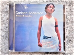 【 Carleen Anderson カーリーン・アンダーソン / Blessed Burden 】CDは４枚まで送料１９８円