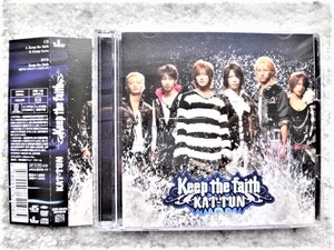 A【 KAT-TUN / Keep the faith DVD付 】帯付き　CDは４枚まで送料１９８円