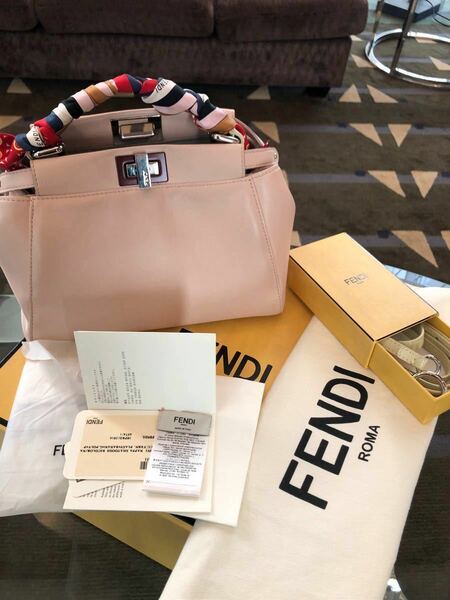 FENDI ピーカブー　ミニ　ピンク