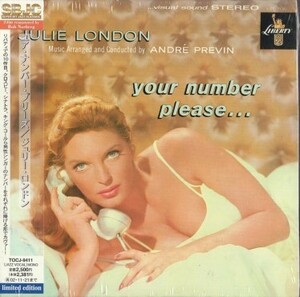 ■□Julie Londonジュリー・ロンドンYour Number, Please(紙ジャケ)□■