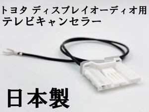 YO-933 【TE 060 4P トヨタ テレビ キャンセラー ディスプレイオーディオ DA用 純正】 送料無料 TV ナビ操作 DVD 視聴 鑑賞 グランエース