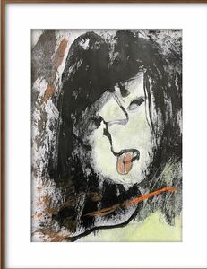 Art hand Auction 艺术家 Hiro C 怪物的爱, 艺术品, 绘画, 粉彩画, 蜡笔画