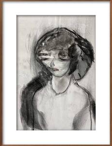 Art hand Auction Painter hiro C Just a Shadow, artwork, painting, pastel painting, crayon drawing