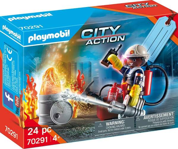 即決！新品 PLAYMOBIL プレイモービル 70291 ギフトセット シリーズ 消防士