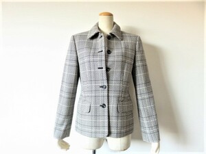 # as good as new Italy made [SCAPA] look Scapa high class silk cotton jacket [40]11 number L gray - fine quality beautiful goods j878