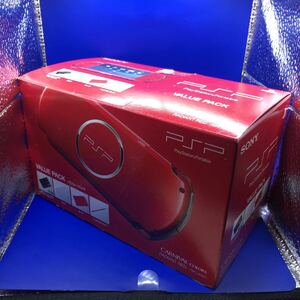 【りv7uY】PSP-3000 バリューパック レッド 箱と説明書だけ 本体欠品 SONY 