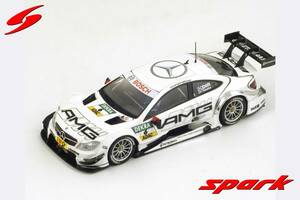 ■限定300pcs. スパークモデル 1/43 2014 メルセデスベンツ Cクラスクーペ AMG #6 P.ディ・レスタ DTM