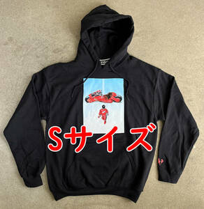 セール！未使用新品 S kaneda hooded sweatshirt 黒 ジェルミクライン industries 金田パーカー AKIRAアキラフーディ Hook-Ups