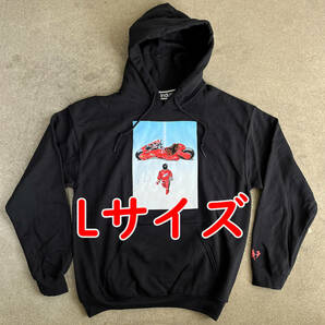 セール！未使用新品 L kaneda hooded sweatshirt 黒 ジェルミクライン industries 金田パーカー AKIRAアキラフーディ Hook-Ups