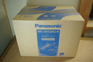 新品　未開封■ Panasonic MC-SR550G-R サイクロン 電気掃除機　レッド